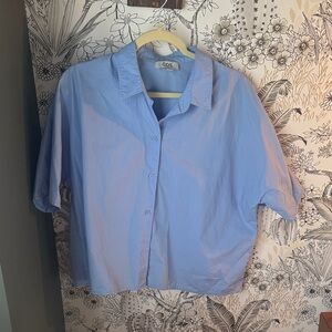 COS Sky Blue Relaxed Shirt
